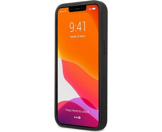 Guess GUHCP13S4GMGGR Hardcase 4G Big Metal Logo Aizsargapvalks priekš iPhone 13 mini 5,4" / pelēks Neoriģinālie Maciņi
