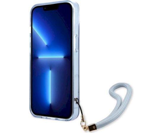 Guess GUHCP13SHTSGSB Aizsargapvalks priekš iPhone 13 mini 5,4" / zils Neoriģinālie Maciņi