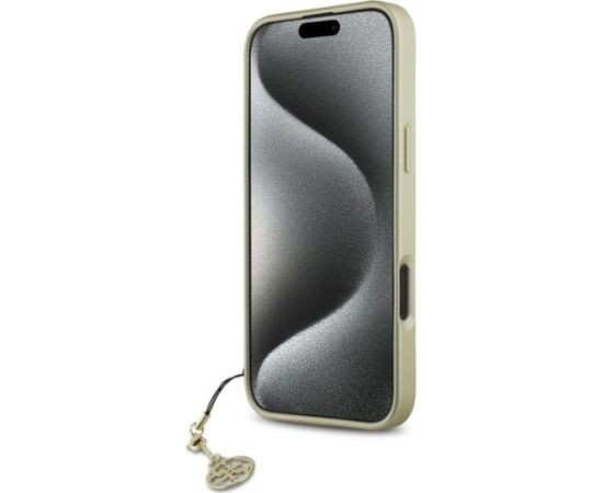 Guess GUHCP16MGF4GBR Hardcase 4G Charms Collection Aizsargapvalks priekš iPhone 16 Plus 6.7" / brūns Neoriģinālie Maciņi
