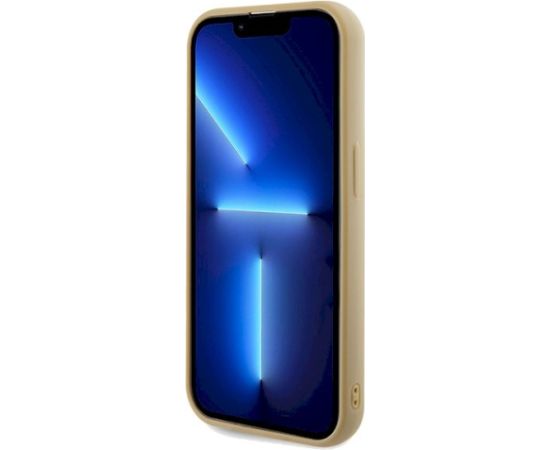 Guess GUHCP14XPMSDGSD Disco Metal Script Aizsargapvalks priekš iPhone 14 Pro Max 6.7" / zelta Neoriģinālie Maciņi