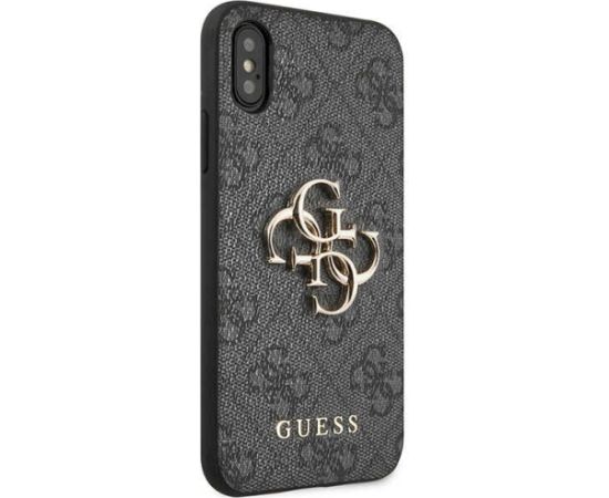 Guess GUHCPX4GMGGR Aizsargapvalks priekš iPhone X/XS / pelēks Neoriģinālie Maciņi
