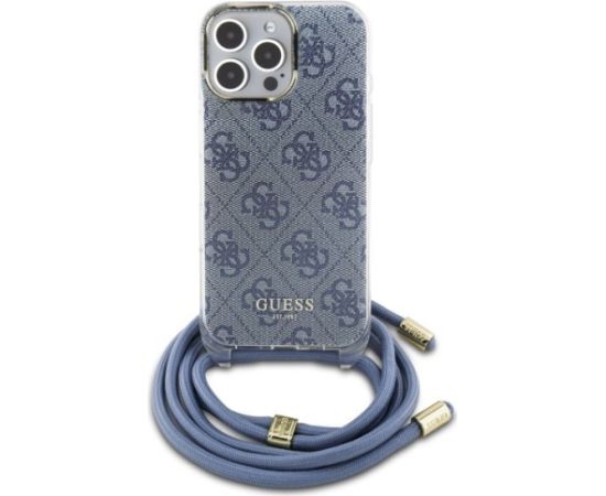 Guess GUHCP16LHC4SEB Aizsargapvalks priekš iPhone 16 Pro 6.3" / zils Neoriģinālie Maciņi