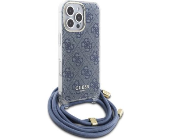 Guess GUHCP16LHC4SEB Aizsargapvalks priekš iPhone 16 Pro 6.3" / zils Neoriģinālie Maciņi