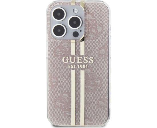 Guess GUHCP14XH4PSEGP Aizsargapvalks priekš iPhone 14 Pro Max 6.7" / rozā Neoriģinālie Maciņi