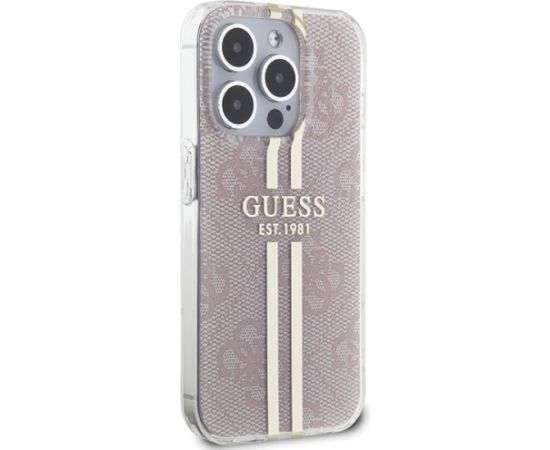 Guess GUHCP14XH4PSEGP Aizsargapvalks priekš iPhone 14 Pro Max 6.7" / rozā Neoriģinālie Maciņi