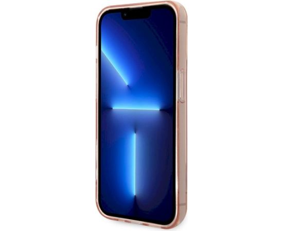 Guess GUHCP14XHGCOP Aizsargapvalks priekš iPhone 14 Pro Max 6,7" / rozā caurspīdīgs Neoriģinālie Maciņi