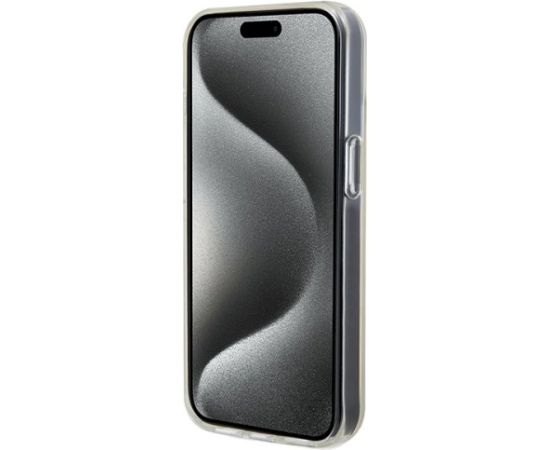 Guess GUHCP14SHDECMI Hardcase IML Faceted Mirror Disco Iridesc Aizsargapvalks priekš iPhone 14 / 15 / 13 6.1" Neoriģinālie Maciņi