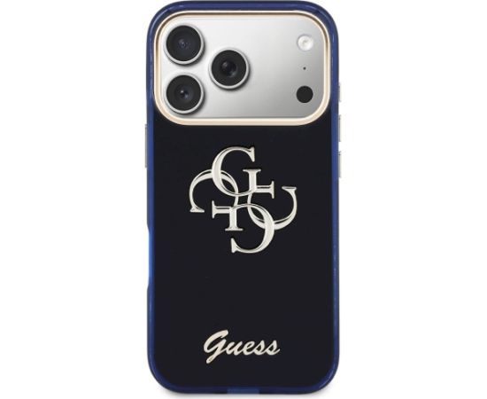 Case Guess IML 4G Script Metal Защитный чехол для iPhone 17 Pro / синий Чехлы - альтернативные