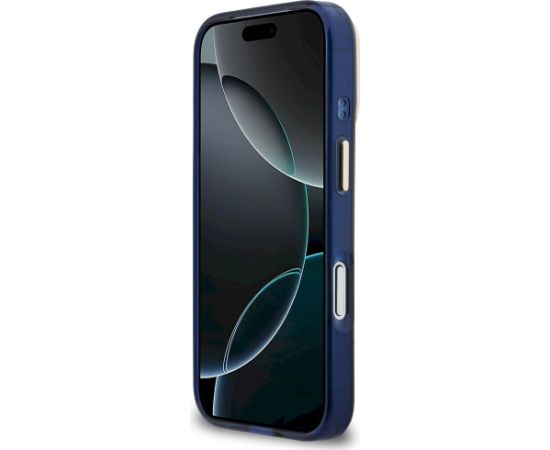 Case Guess IML 4G Script Metal Защитный чехол для iPhone 17 Pro / синий Чехлы - альтернативные
