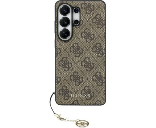 Guess 4G Classic Logo Charm MagSafe Aizsargapvalks priekš Samsung Galaxy S26 Ultra / brūns Neoriģinālie Maciņi