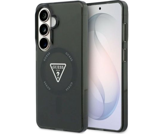 Case Guess IML Gradient Triangle MagSafe Aizsargapvalks priekš Samsung Galaxy S26 / melns Neoriģinālie Maciņi