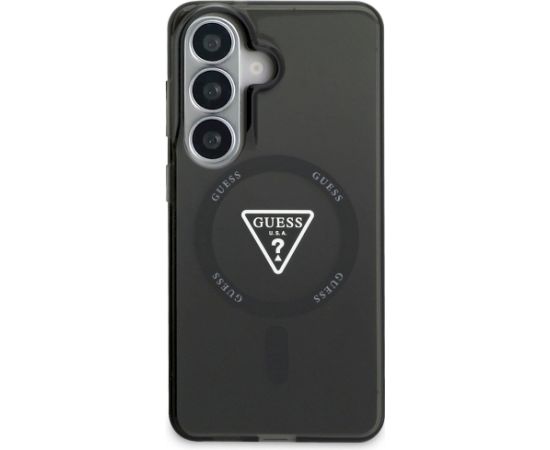 Case Guess IML Gradient Triangle MagSafe Aizsargapvalks priekš Samsung Galaxy S26 / melns Neoriģinālie Maciņi