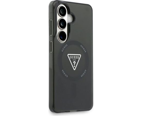 Case Guess IML Gradient Triangle MagSafe Aizsargapvalks priekš Samsung Galaxy S26 / melns Neoriģinālie Maciņi