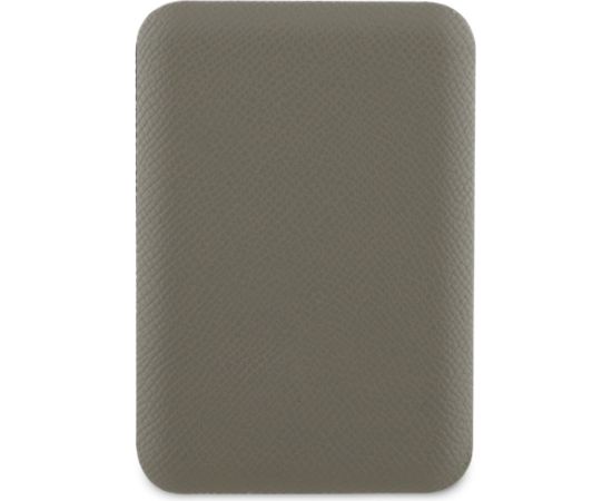 Guess Grained Triangle Uzlādes akumulators 5000mAh 15W USB-C MagSafe Inductive / brūns Power Banks