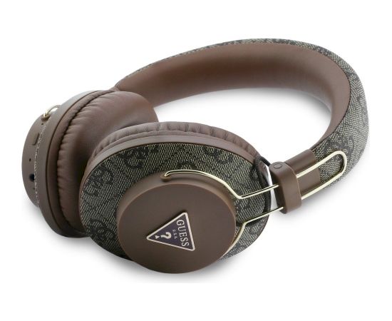 Guess Triangle Logo Bezvadu austiņas Bluetooth ENC / brūns Austiņas