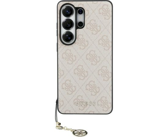 Case Guess 4G Classic Logo Charm MagSafe Aizsargapvalks priekš Samsung Galaxy S26 Ultra / rozā Neoriģinālie Maciņi