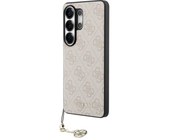 Case Guess 4G Classic Logo Charm MagSafe Aizsargapvalks priekš Samsung Galaxy S26 Ultra / rozā Neoriģinālie Maciņi