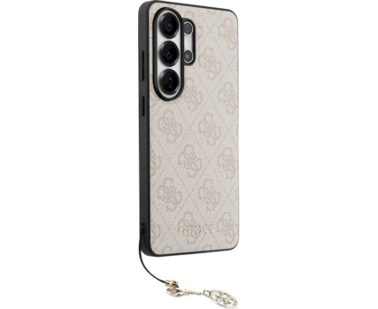 Case Guess 4G Classic Logo Charm MagSafe Aizsargapvalks priekš Samsung Galaxy S26 Ultra / rozā Neoriģinālie Maciņi
