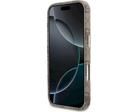 Guess 4G Script MagSafe Case Защитный чехол для iPhone 17 Pro / коричневый Чехлы - альтернативные