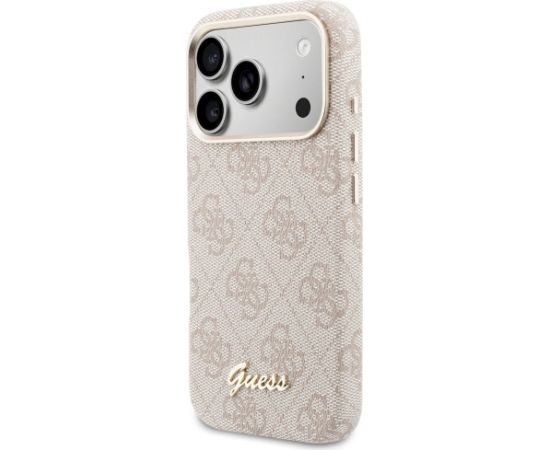 Case Guess 4G Script MagSafe Защитный чехол для iPhone 17 Pro Max / розовый Чехлы - альтернативные