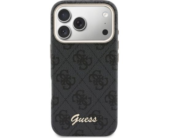Case Guess 4G Script MagSafe Защитный чехол для iPhone 17 Pro Max / чёрный Чехлы - альтернативные