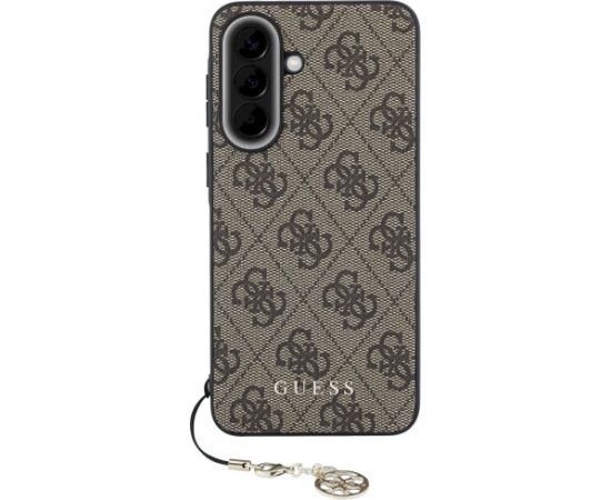 Guess 4G Charm Case Aizsargapvalks priekš Samsung Galaxy A57 5G / brūns Neoriģinālie Maciņi