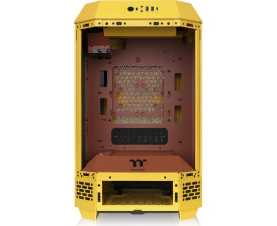 Thermaltake The Tower 250, tower case yellow, tempered glass Datoru korpusi