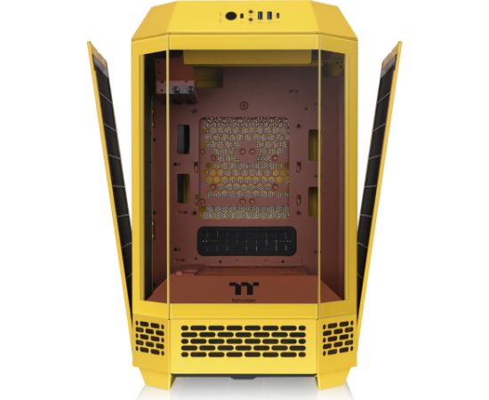Thermaltake The Tower 250, tower case yellow, tempered glass Datoru korpusi
