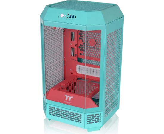 Thermaltake The Tower 250, tower case mint/berry, tempered glass Datoru korpusi