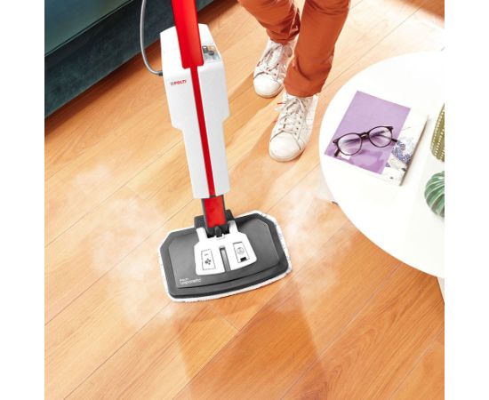 Polti Steam mop with integrated portable cleaner PTEU0306 Vaporetto SV650 Style 2-in-1 Power 1500 W Steam pressure Not Applicable bar Water tank capacity 0.5 L Red/White Пароочистители