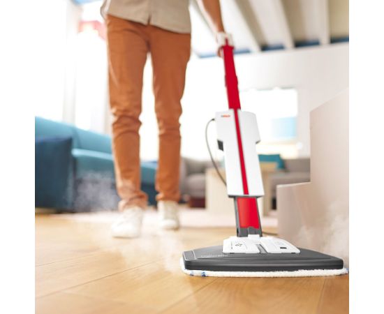 Polti Steam mop with integrated portable cleaner PTEU0306 Vaporetto SV650 Style 2-in-1 Power 1500 W Steam pressure Not Applicable bar Water tank capacity 0.5 L Red/White Пароочистители