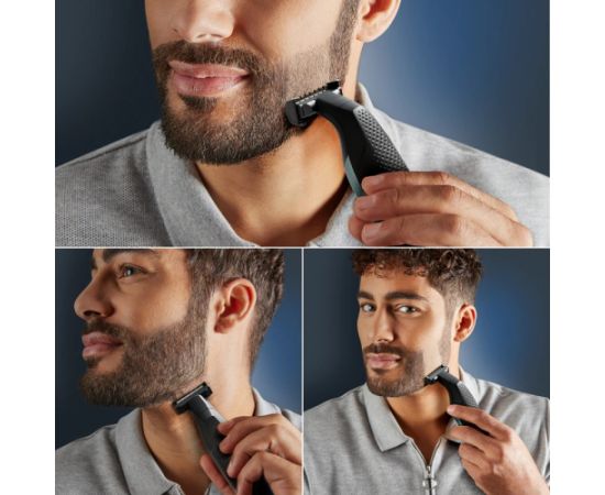 Rowenta Beard Trimmer TN6044E0 Cordless Number of length steps 6 Wet & Dry Black/Green Matu, Bārdas, Ķermeņa trimmeri