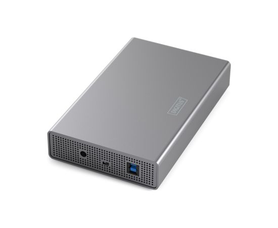 Digitus USB 3.0 hard disk enclosure, 3.5", SATA, 16TB, aluminum DA-71106-1 Korpusi ārējiem HDD, SSD