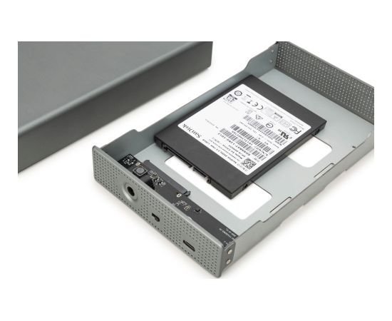 Digitus USB 3.0 hard disk enclosure, 3.5", SATA, 16TB, aluminum DA-71106-1 Korpusi ārējiem HDD, SSD
