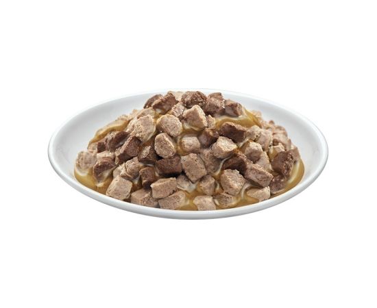 PREVITAL Veal in gravy - wet cat food - 100g Консервы кошек