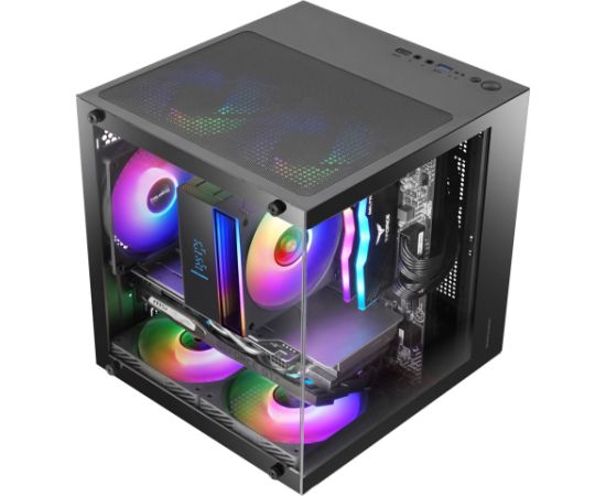 TACENS MARS MC-CUBE 1xARGB USB-C mATX- obudowa/cases Datoru korpusi