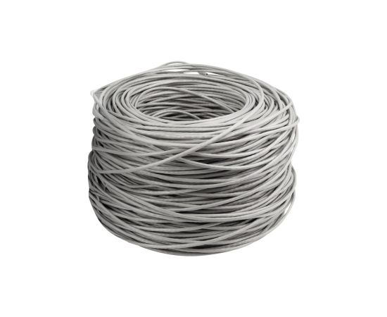 LANBERG LAN CABLE UTP CAT.5E 305M SOLID CU LSZH GREY CPR + FLUKE PASSED Dažādi vadi