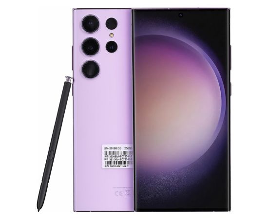 Samsung Galaxy S23 Ultra S918B DS 8/256GB Purple (REMADE) 2Y Remade / Refurbished Мобильные телефоны