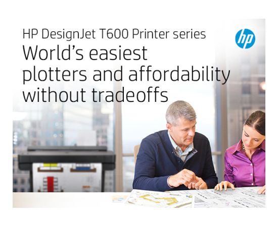 HP DesignJet T650 Printer Plotter 2025 edition 24" A4 A3 A2 A1 Color Ink Tintes Printeri