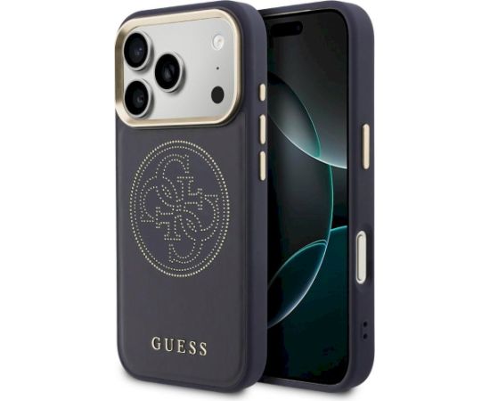 Guess Perforated 4G MagSafe Case Aizsargapvalks priekš iPhone 17 Pro / zils Neoriģinālie Maciņi