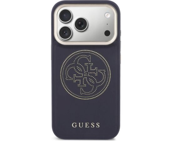 Guess Perforated 4G MagSafe Case Aizsargapvalks priekš iPhone 17 Pro / zils Neoriģinālie Maciņi