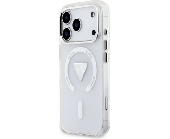 Case Guess IML Gradient Triangle Logo MagSafe Aizsargapvalks priekš iPhone 17 Pro / caurspīdīgs Neoriģinālie Maciņi