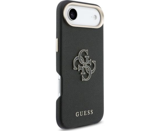 Case Guess FW Resin Logo Aizsargapvalks priekš iPhone Air / melns Neoriģinālie Maciņi