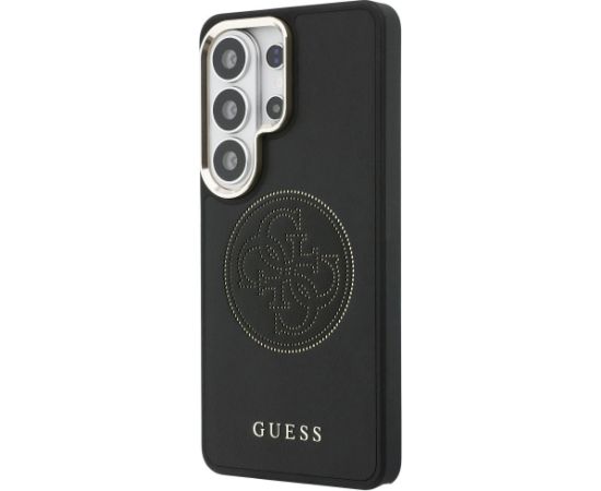 Case Guess Perforated Logo MagSafe Aizsargapvalks priekš Samsung Galaxy S26 Ultra / melns Neoriģinālie Maciņi