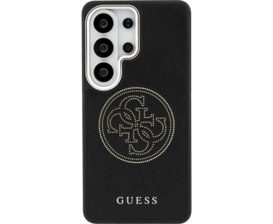 Case Guess Perforated Logo MagSafe Aizsargapvalks priekš Samsung Galaxy S26 Ultra / melns Neoriģinālie Maciņi