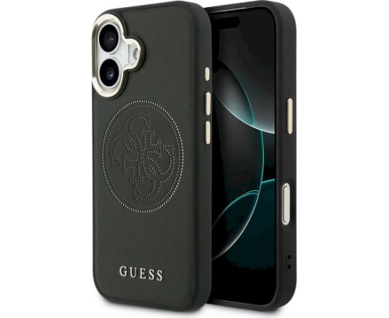 Guess Perforated 4G MagSafe Case Aizsargapvalks priekš iPhone 17 / melns Neoriģinālie Maciņi