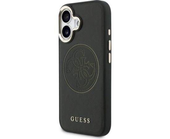 Guess Perforated 4G MagSafe Case Aizsargapvalks priekš iPhone 17 / melns Neoriģinālie Maciņi