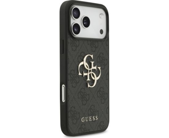 Guess 4G Big Logo Case Aizsargapvalks priekš iPhone 17 Pro Max / melns Neoriģinālie Maciņi