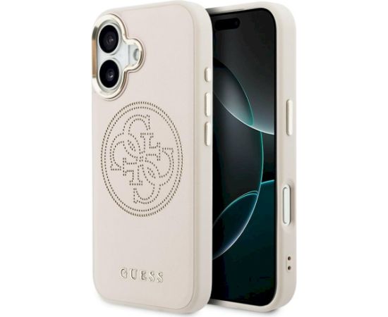 Guess Perforated 4G MagSafe Case Aizsargapvalks priekš iPhone 17 / rozā Neoriģinālie Maciņi
