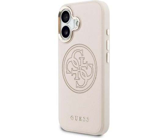 Guess Perforated 4G MagSafe Case Aizsargapvalks priekš iPhone 17 / rozā Neoriģinālie Maciņi